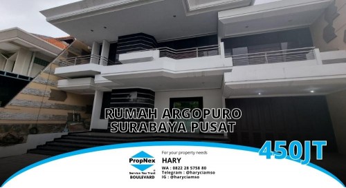 Sewa Rumah Argopuro Surabaya Pusat